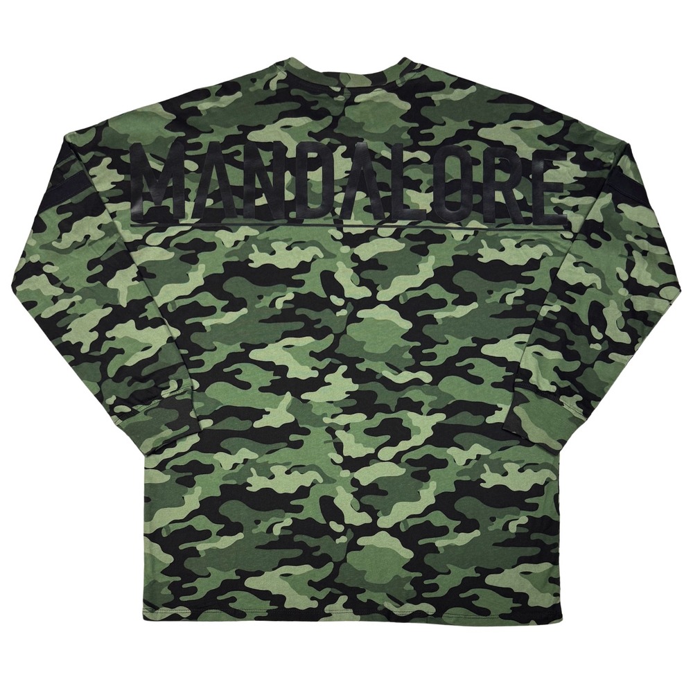 Star‎ Wars MANDALORE Shirt Mens Our Universe Hype Jersey Medium Camo Streetwear